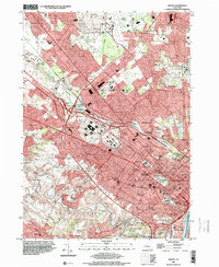 Albany 1994 topographic map thumbnail
