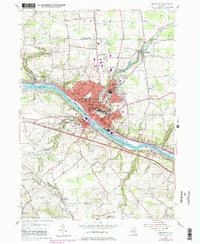 Amsterdam 1954 topographic map thumbnail