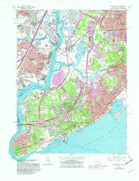Arthur Kill 1966 topographic map thumbnail