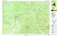 Au Sable Forks 1978 topographic map thumbnail