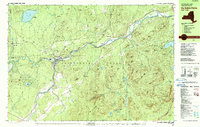Au Sable Forks 1978 topographic map thumbnail