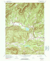 Bearsville 1945 topographic map thumbnail