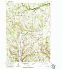 Beaver Dams 1953 topographic map preview