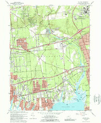 Bellport 1967 topographic map thumbnail