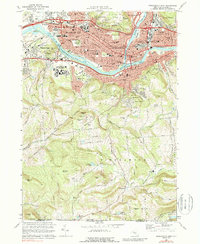 Binghamton West 1968 topographic map thumbnail