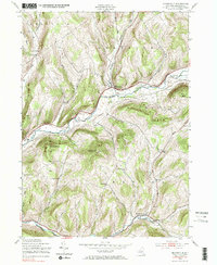 Bloomville 1943 topographic map thumbnail