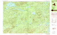 Blue Mtn Lake 1989 topographic map thumbnail