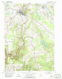 Boonville 1955 topographic map thumbnail