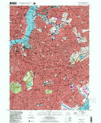 Brooklyn 1995 topographic map thumbnail