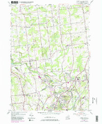 Burnt Hills 1954 topographic map thumbnail