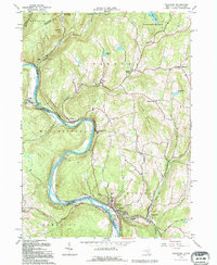 Callicoon 1992 topographic map thumbnail