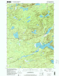 Canada Lake 1997 topographic map thumbnail