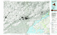 Cape Vincent 1985 topographic map thumbnail