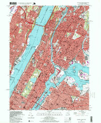 Central Park 1995 topographic map thumbnail