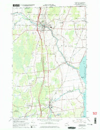 Champlain 1966 topographic map thumbnail