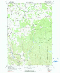 Chasm Falls 1964 topographic map thumbnail