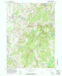 Claverack 1960 topographic map thumbnail