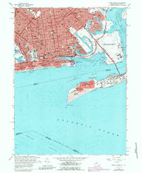 Coney Island 1966 topographic map thumbnail