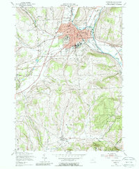 Cortland 1955 topographic map thumbnail