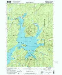Cranberry Lake 1999 topographic map thumbnail