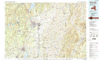 Glens Falls 1986 topographic map thumbnail