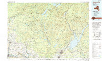 Gloversville 1985 topographic map thumbnail