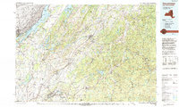 Gouverneur 1985 topographic map thumbnail