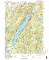 Greenwood Lake 1954 topographic map thumbnail
