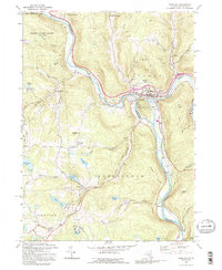 Hancock 1992 topographic map thumbnail