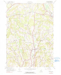 Hartwick 1943 topographic map thumbnail