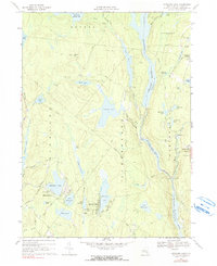 Highland Lake 1967 topographic map thumbnail