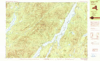 Indian Lake 1990 topographic map thumbnail