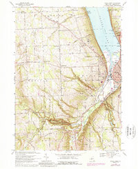 Ithaca West 1969 topographic map thumbnail