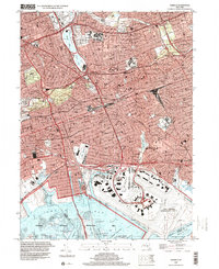 Jamaica 1994 topographic map thumbnail