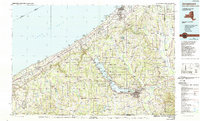Jamestown 1986 topographic map thumbnail