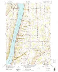 Keuka Park 1942 topographic map thumbnail