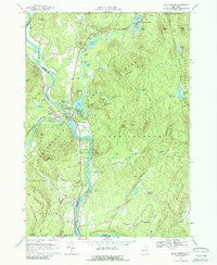 Lake Luzerne 1968 topographic map thumbnail