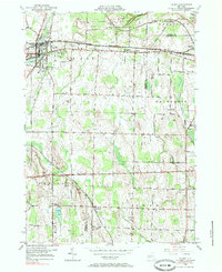 Le Roy 1950 topographic map thumbnail