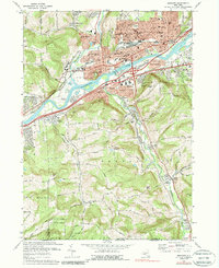 Endicott 1969 topographic map thumbnail