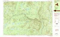 Dutton Mountain 1989 topographic map thumbnail