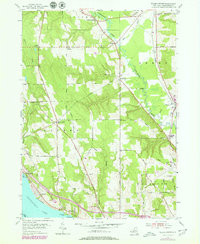 Ellery Center 1954 topographic map thumbnail