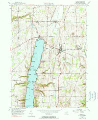 Livonia 1951 topographic map thumbnail