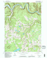 Long Eddy 1992 topographic map thumbnail
