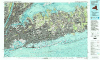 Long Island West 1984 topographic map thumbnail