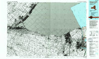 Niagara Falls 1986 topographic map thumbnail
