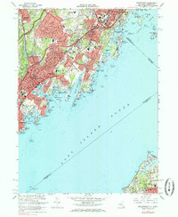 Mamaroneck 1967 topographic map thumbnail