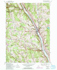 Marathon 1950 topographic map thumbnail