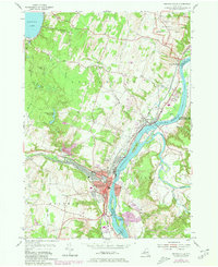 Mechanicville 1954 topographic map thumbnail