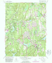 Mohegan Lake 1956 topographic map preview