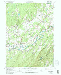 Mohonk Lake 1964 topographic map preview